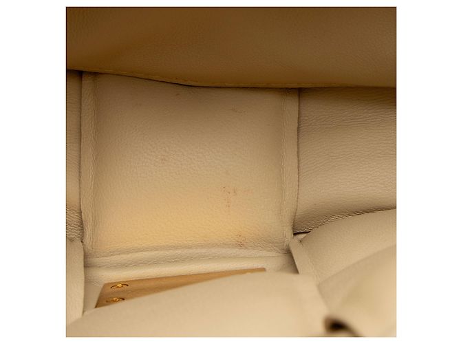 Borsa a tracolla Maxi Cassette in agnello Bottega Veneta Marrone Beige - vista 9