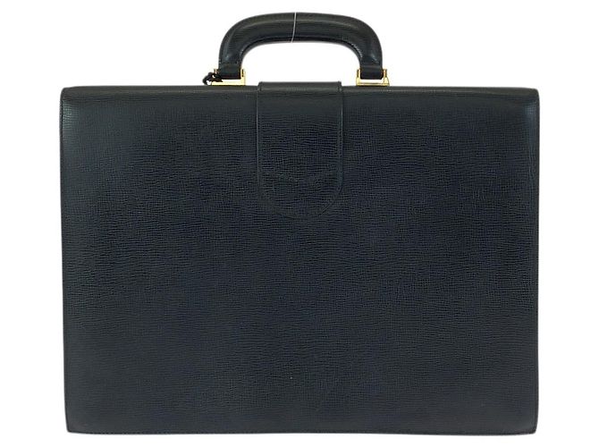 Valigetta in pelle Loewe Anagram Nero - vista 2