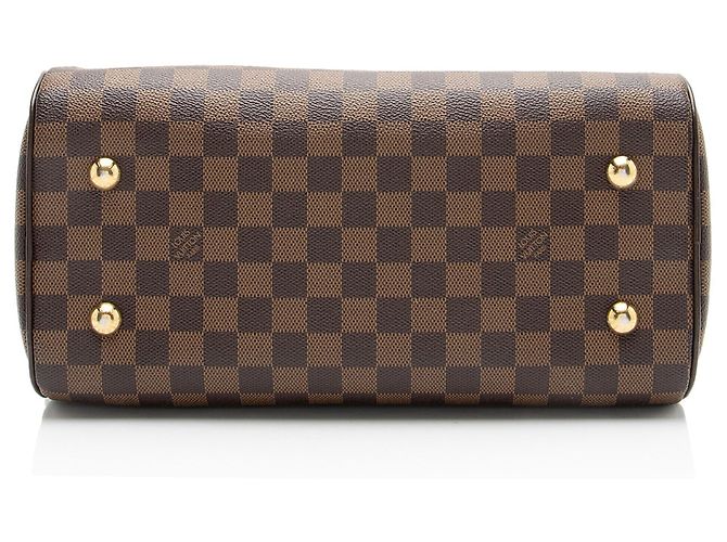 Borsa Louis Vuitton Damier Ebene Duomo Marrone - vista 4
