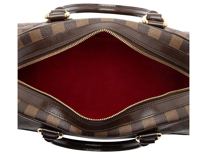 Borsa Louis Vuitton Damier Ebene Duomo Marrone - vista 7