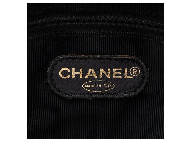 Gabrielle Tote Chanel Vintage Lambskin CC Chain Marrone - vista 8