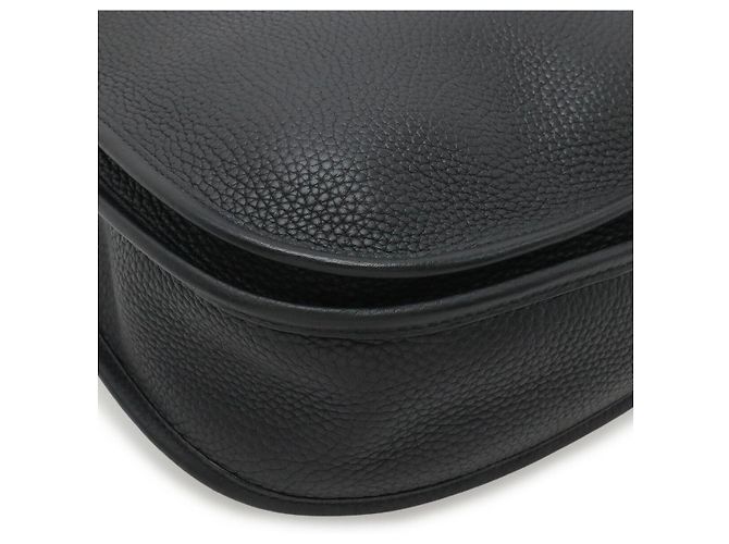 Hermès Borsa a tracolla Hermes Evelyne II in pelle nera Nero - vista 3