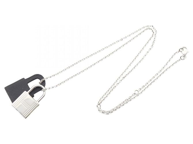 Hermès Collana Hermes Kelly in acciaio inossidabile Nero - vista 3