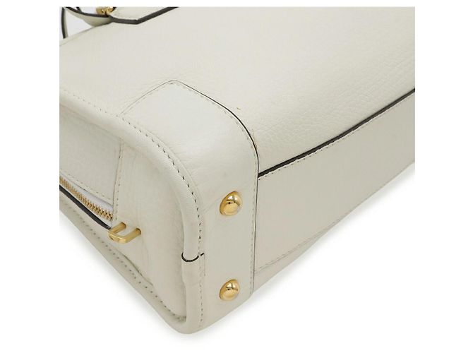 Borsa Loewe Leather Amazona 23 Anagram Bianco - vista 3