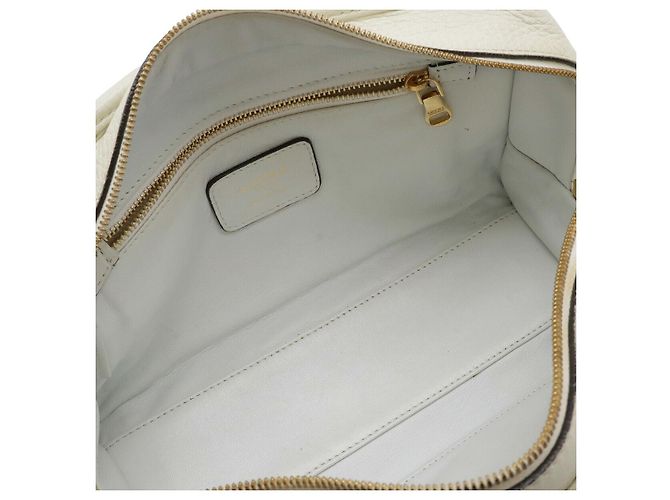 Borsa Loewe Leather Amazona 23 Anagram Bianco - vista 7