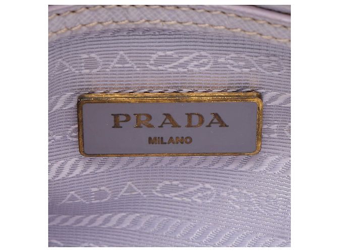 Piccola borsa a tracolla Prada Saffiano Promenade Porpora - vista 7