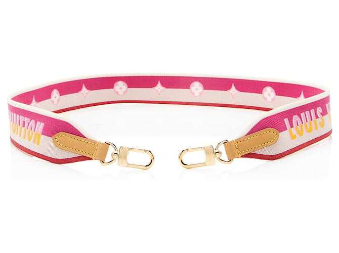 Tracolla 20 con logo jacquard Louis Vuitton Rosa - vista 2