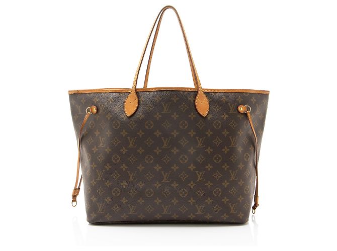 Neverfull GM Tote aus Monogram Canvas Louis Vuitton Braun - Ansicht 3