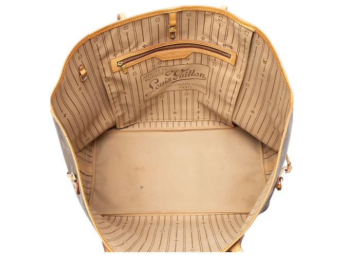 Neverfull GM Tote aus Monogram Canvas Louis Vuitton Braun - Ansicht 7