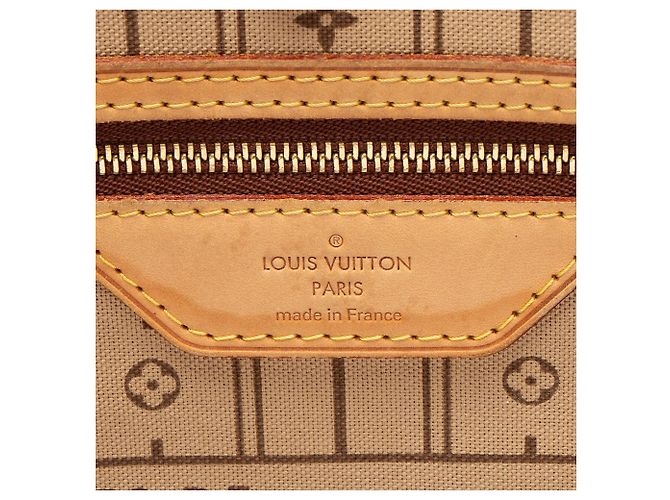 Neverfull GM Tote aus Monogram Canvas Louis Vuitton Braun - Ansicht 8