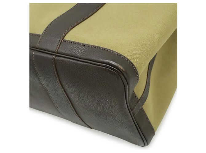 Hermès Hermes Garden Party PM Canvas Leather Tote Bag Braun - Ansicht 3