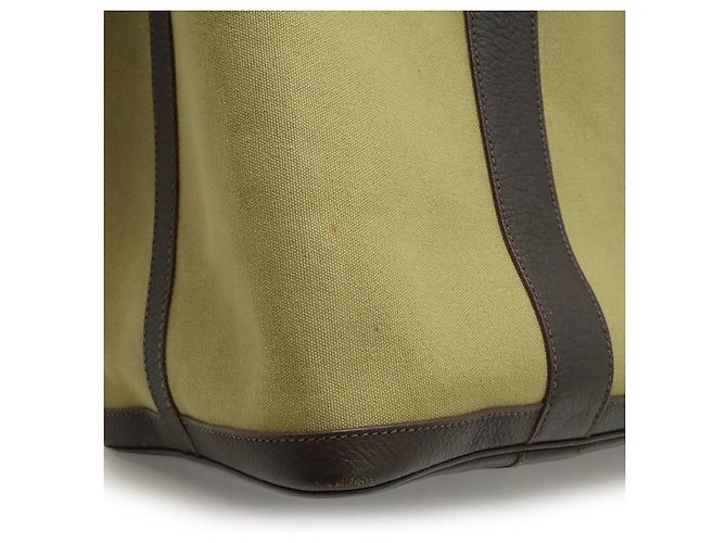 Hermès Hermes Garden Party PM Canvas Leather Tote Bag Braun - Ansicht 5