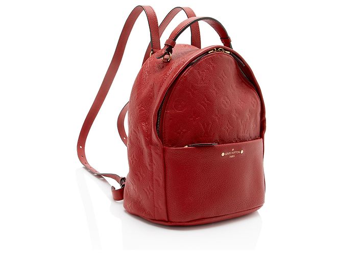 Zaino Louis Vuitton Monogram Empreinte Sorbonne Rosso - vista 2