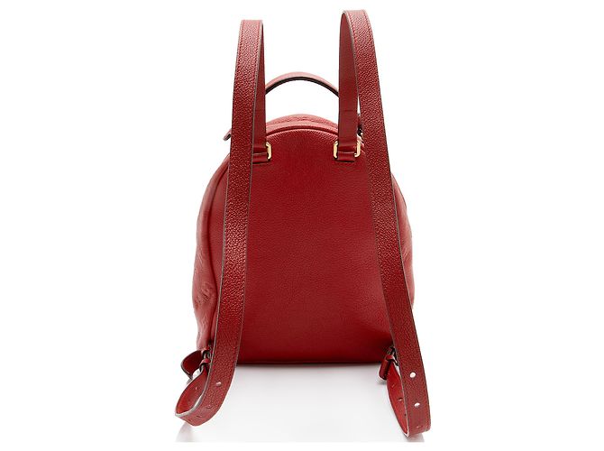 Zaino Louis Vuitton Monogram Empreinte Sorbonne Rosso - vista 3