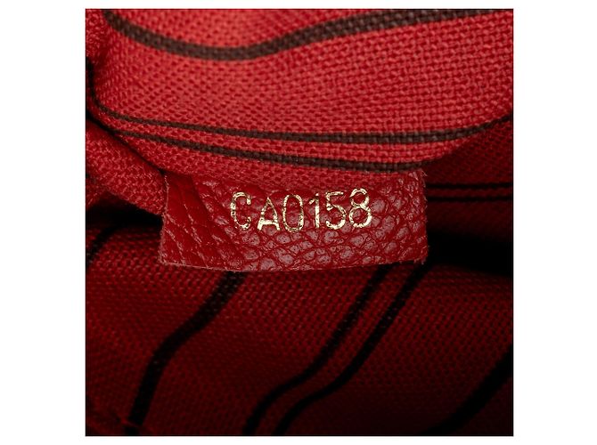 Zaino Louis Vuitton Monogram Empreinte Sorbonne Rosso - vista 6