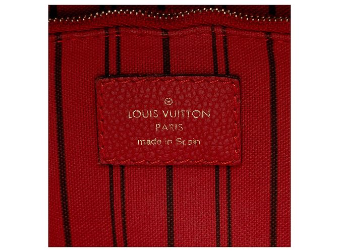Zaino Louis Vuitton Monogram Empreinte Sorbonne Rosso - vista 8