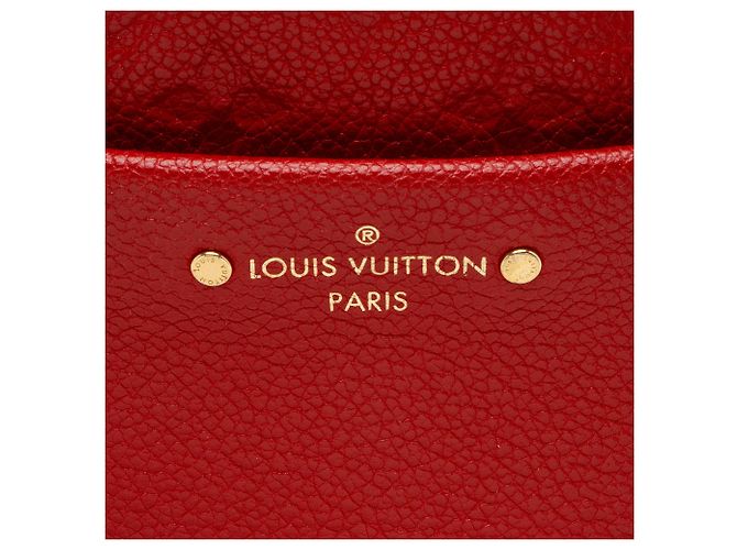 Zaino Louis Vuitton Monogram Empreinte Sorbonne Rosso - vista 9