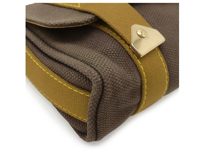 Borsa a tracolla in tela Louis Vuitton Antigua Marrone - vista 3