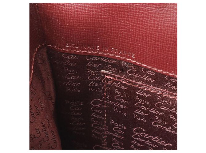 Must de Cartier Leder-Tote-Bag Braun - Ansicht 6