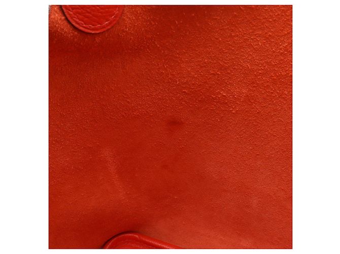 Hermès Borsa Tote Hermes Picotin Lock in pelle rossa Rosso - vista 6