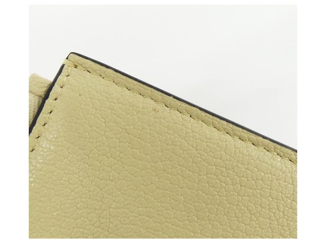 Cartera Christian Dior Saddle de piel de cabra Amarillo - vista 10