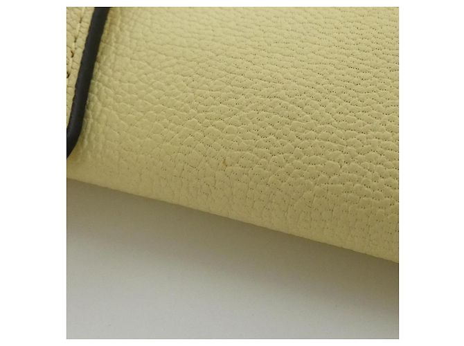 Cartera Christian Dior Saddle de piel de cabra Amarillo - vista 4