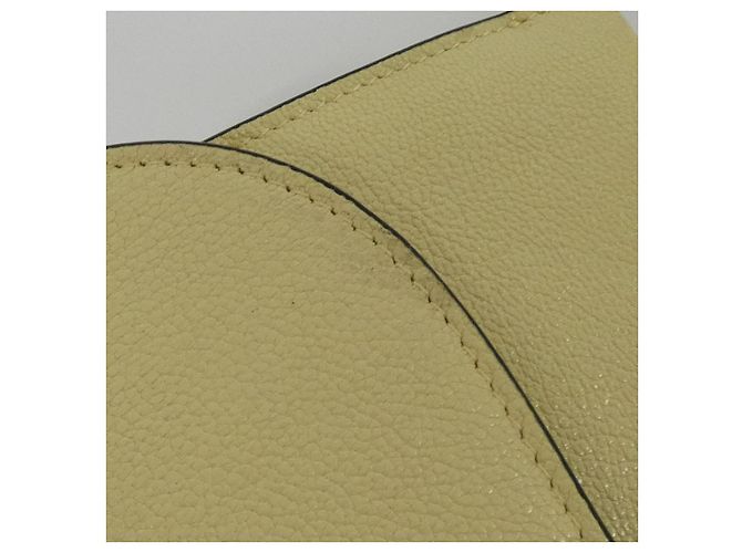 Cartera Christian Dior Saddle de piel de cabra Amarillo - vista 6