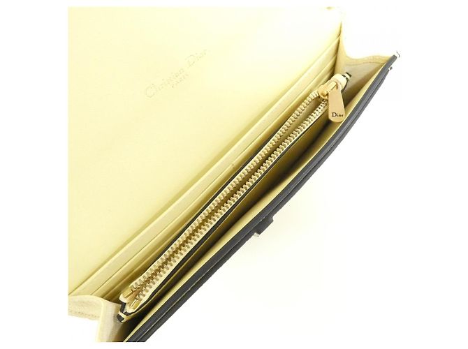 Cartera Christian Dior Saddle de piel de cabra Amarillo - vista 9