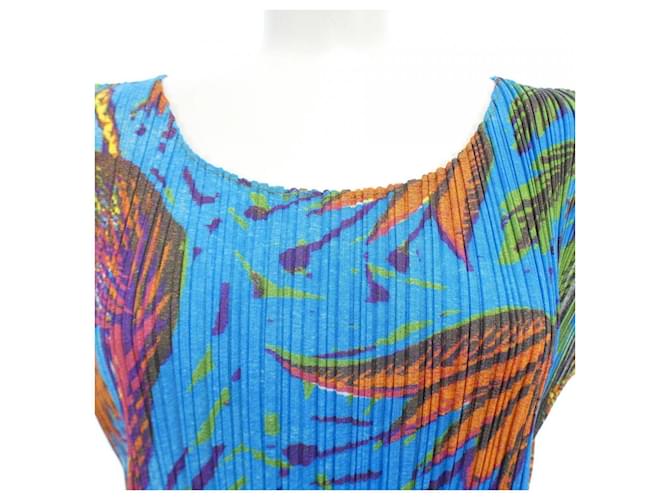 Autre Marque Top PLEATS PLEASE Azul Naranja - vista 4