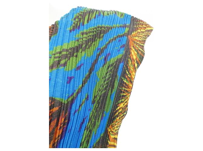 Autre Marque Top PLEATS PLEASE Azul Naranja - vista 5