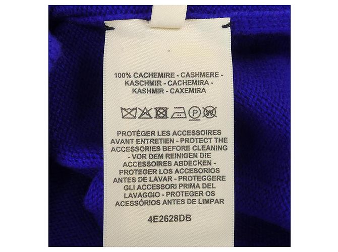 Hermès Punto de cachemira Hermes Azul - vista 3