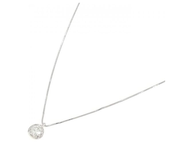 Autre Marque Collana con Diamanti Pt900/Pt850 Argento - vista 2