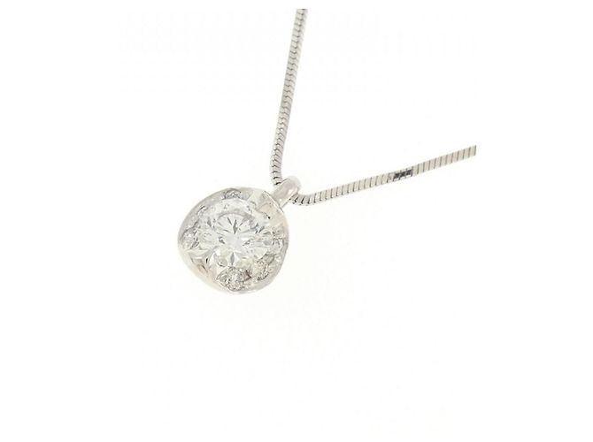 Autre Marque Collana con Diamanti Pt900/Pt850 Argento - vista 3
