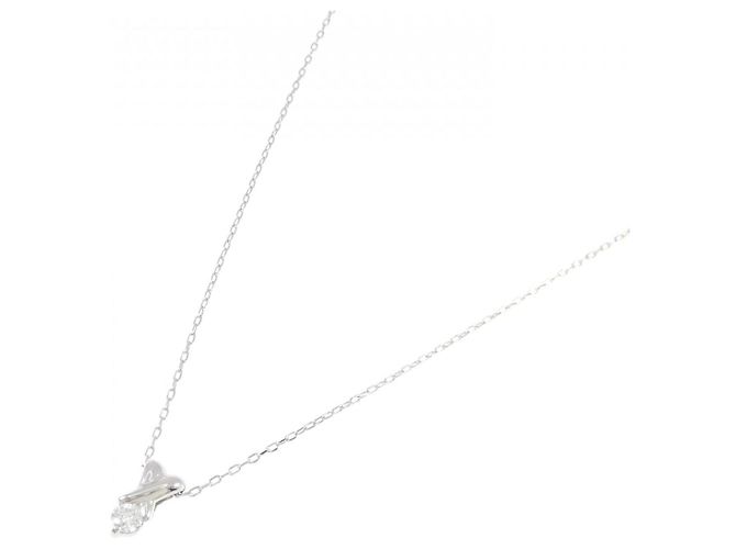Autre Marque Collana con Diamanti Pt900/Pt850 Argento - vista 2