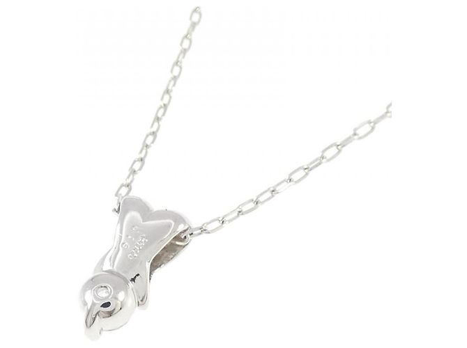 Autre Marque Collana con Diamanti Pt900/Pt850 Argento - vista 4