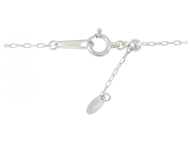 Autre Marque Collana con Diamanti Pt900/Pt850 Argento - vista 5