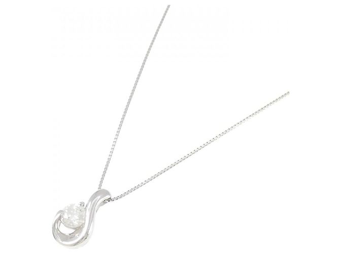 Autre Marque Collana di Diamanti PT900 PT850 Argento - vista 2