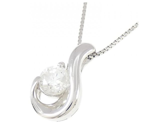 Autre Marque Collana di Diamanti PT900 PT850 Argento - vista 3