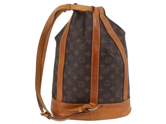 Louis Vuitton Randonnee Monogram Canvas PM Marrone - vista 2
