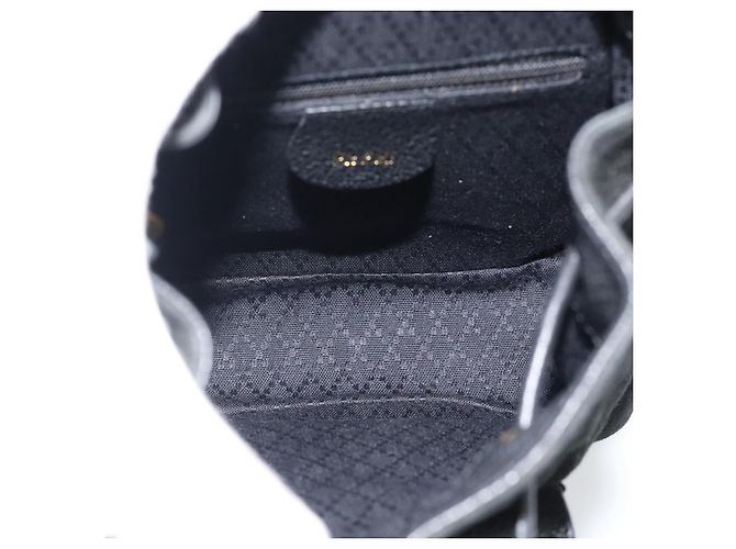Gucci Vintage Bamboo Suede Small Noir - vue 5