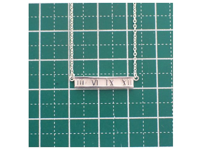 Collana con pendente Tiffany & Co. 925 Atlas Bar - vista 10