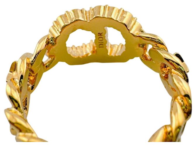 Anillo Christian Dior Dior Clair D Lune Dorado - vista 8