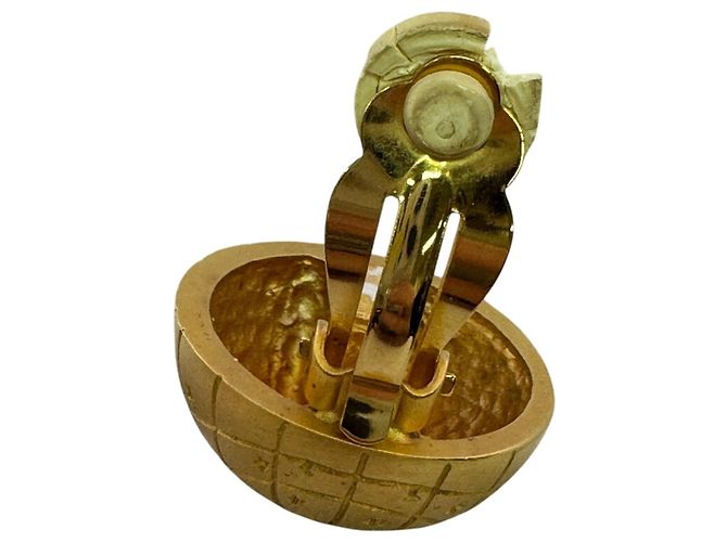Hermès Hermes Zodiac Clip-on Globe Ohrringe Golden - Ansicht 10