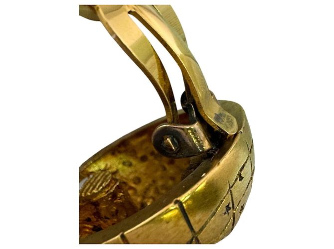 Hermès Hermes Zodiac Clip-on Globe Ohrringe Golden - Ansicht 13
