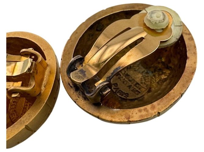 Hermès Hermes Zodiac Clip-on Globe Ohrringe Golden - Ansicht 5