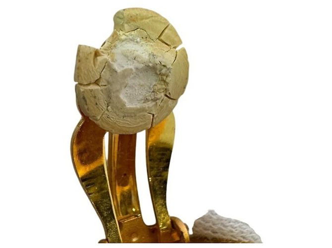 Hermès Hermes Zodiac Clip-on Globe Ohrringe Golden - Ansicht 7