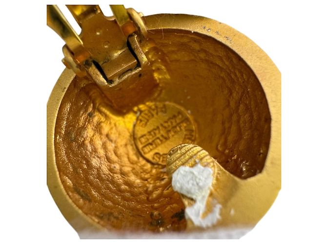 Hermès Hermes Zodiac Clip-on Globe Ohrringe Golden - Ansicht 8