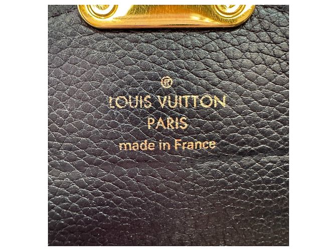 Cartera bi-fold Louis Vuitton Pallas Flap Lock Monogram Castaño Negro Monograma - vista 14