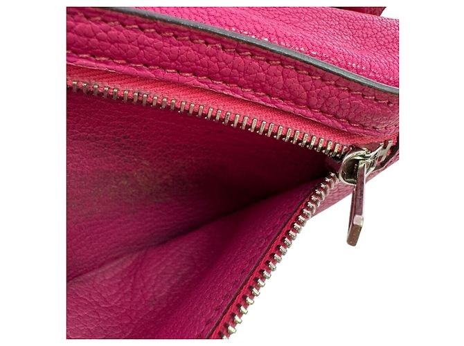 Hermès HERMES Bearn Soufflé Klapperbörse Pink - Ansicht 17