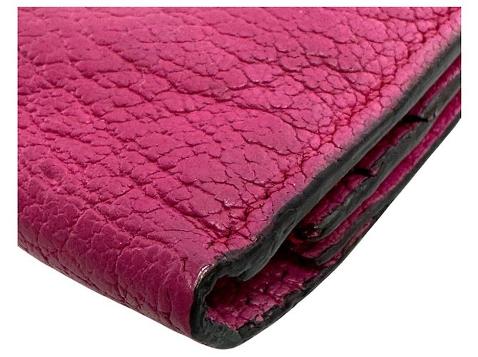 Hermès HERMES Bearn Soufflé Klapperbörse Pink - Ansicht 6